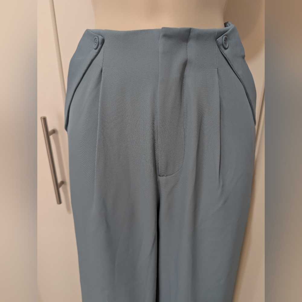 HALARA Women's Light Blue Wide Leg Pants - Picture 2 of 7
